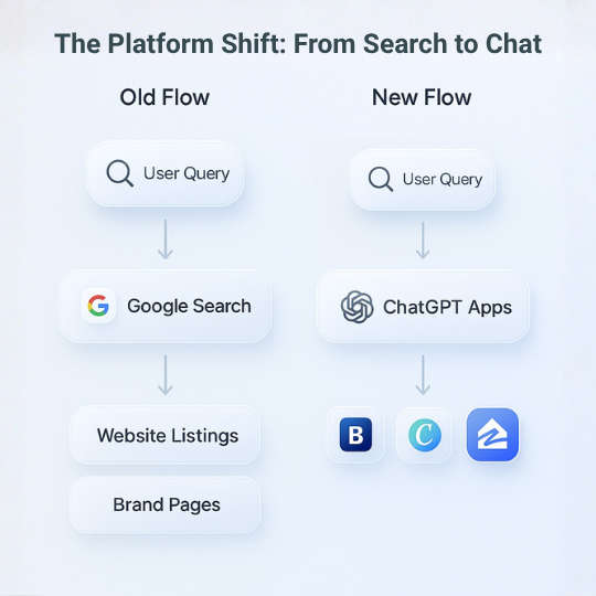 ChatGTP Platform shift to Apps